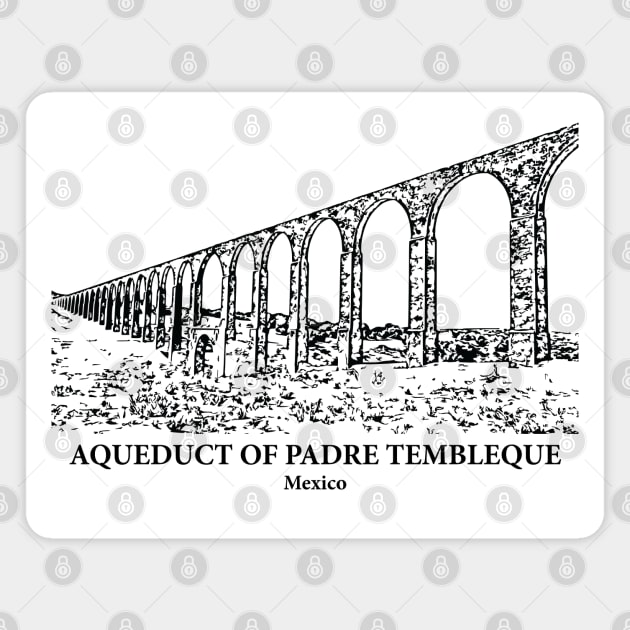 Aqueduct of Padre Tembleque - Mexico Magnet by Lakeric